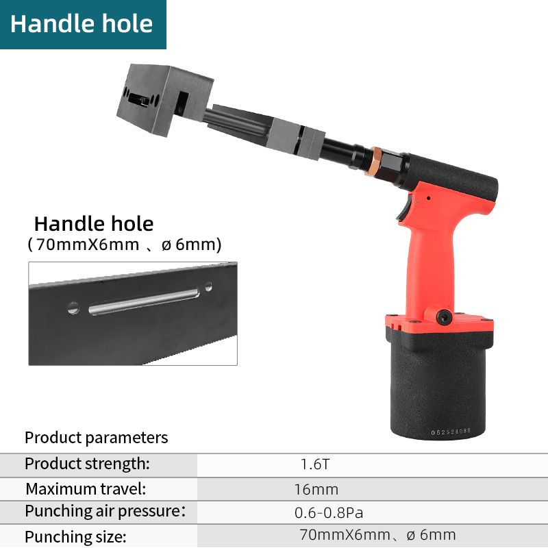 Handle hole-Pneumatic-red