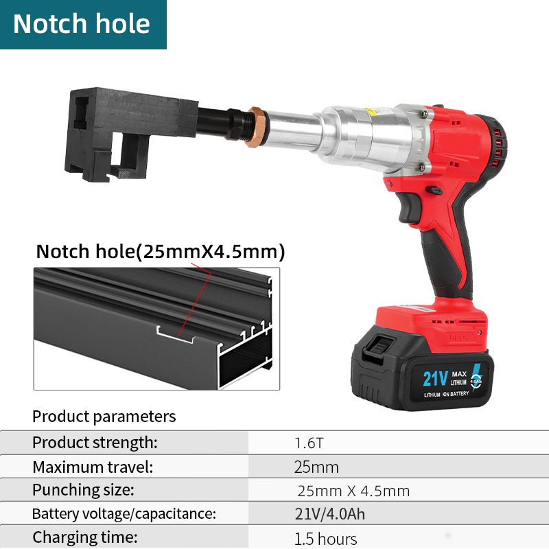 Notch hole-Electric-red 1
