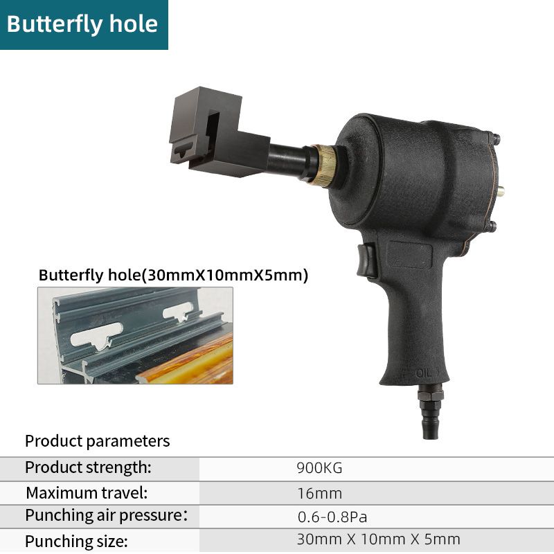 Butterfly hole-Pneumatic-black