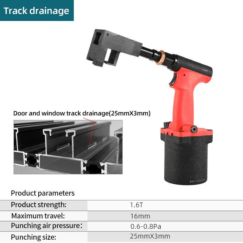 Track drainage-Pneumatic-red thumbnail 2