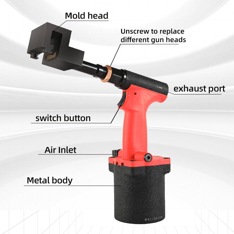 High-capacity drainage hole-Pneumatic-red thumbnail 4