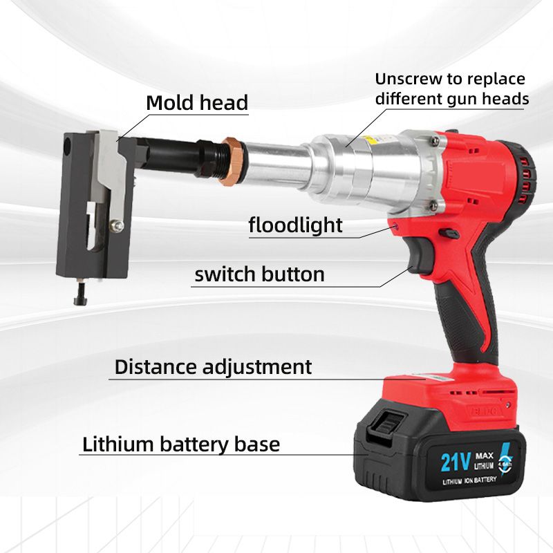 Corner bracket hole-Electric-red thumbnail 3
